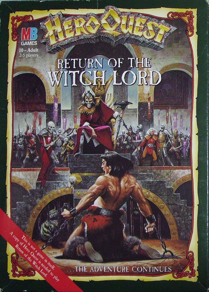 Box art of HeroQuest: Return of the Witch Lord