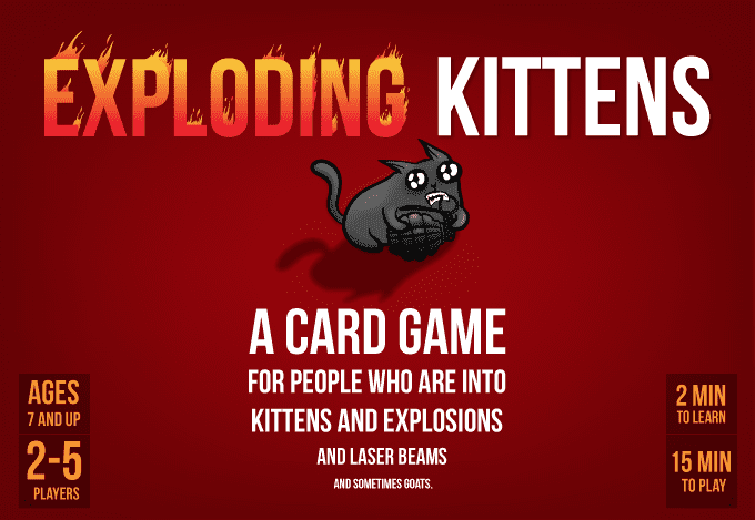 Box art of Exploding Kittens