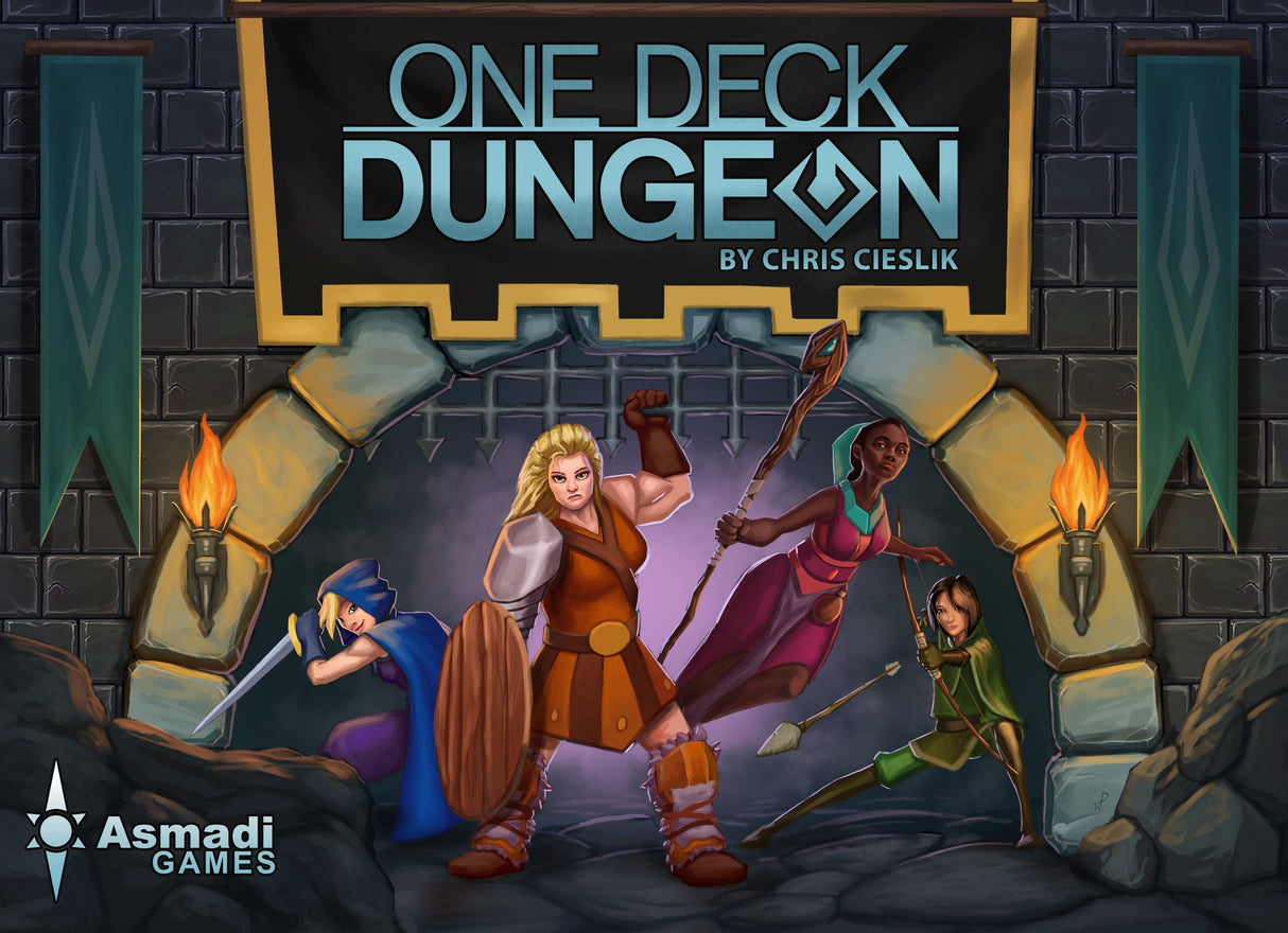 Box art of One Deck Dungeon