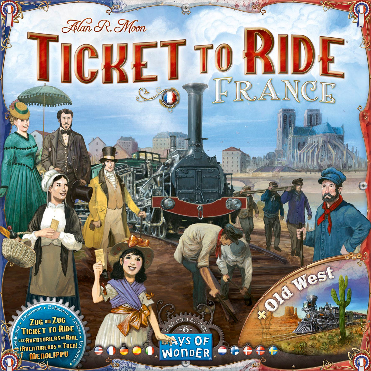 Box art of Ticket to Ride Map Collection 6: France & Old West