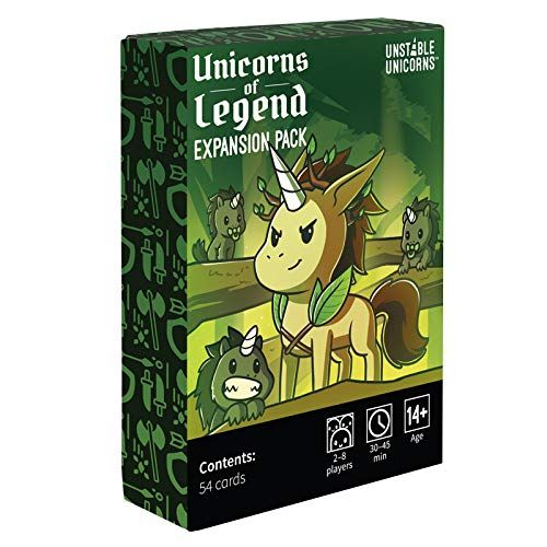 Box art of Unstable Unicorns: Unicorns of Legend Expansion Pack