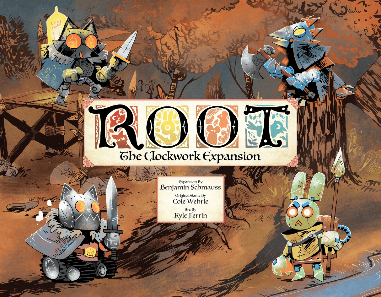 Box art of Root: The Clockwork Expansion