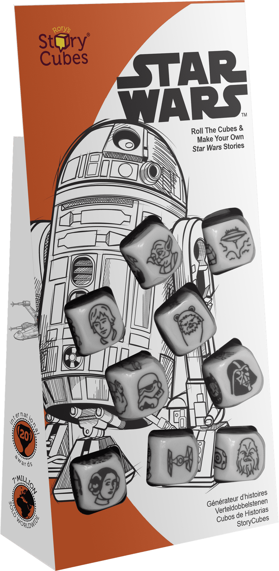 Box art of Rory's Story Cubes: Star Wars