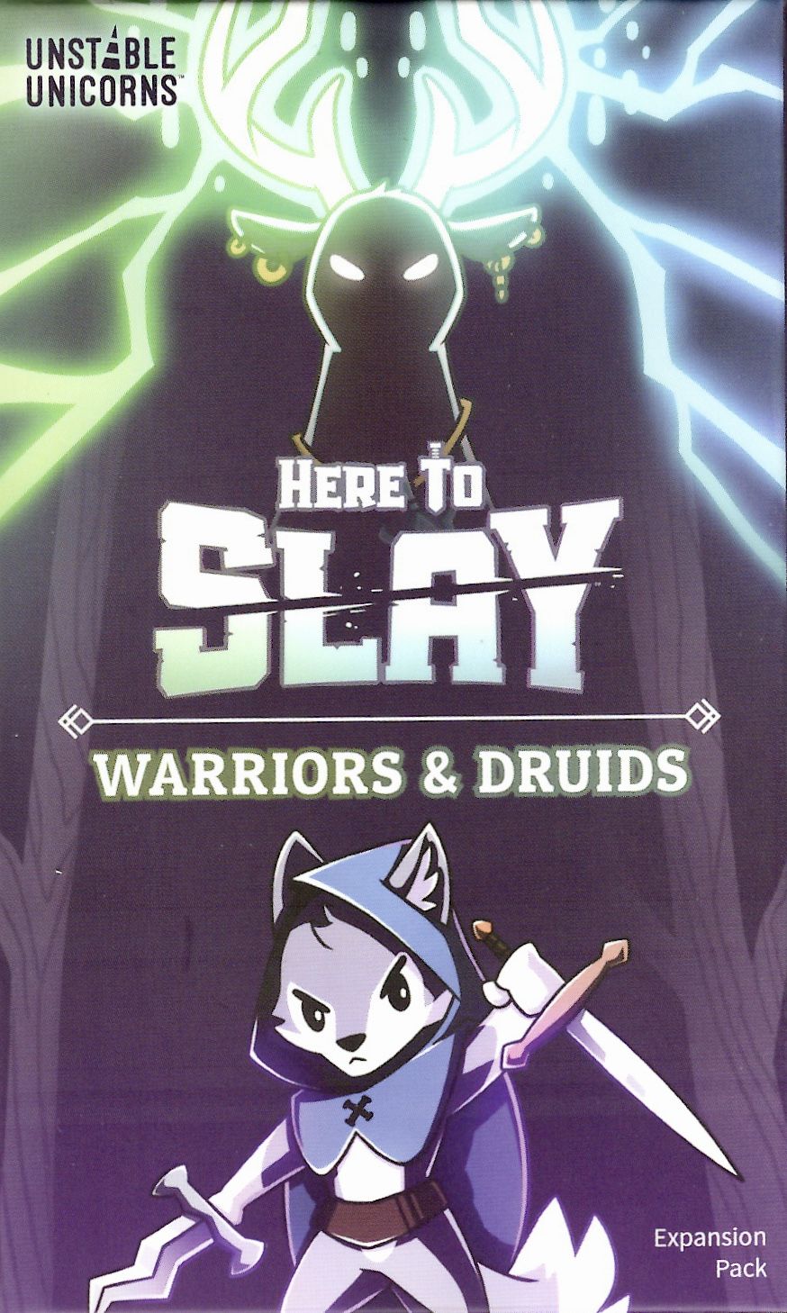Box art of Here to Slay: Warriors & Druids Expansion