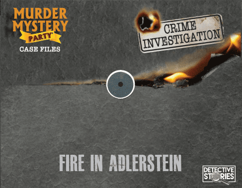 Box art of Murder Mystery Party Case Files: Fire in Adlerstein