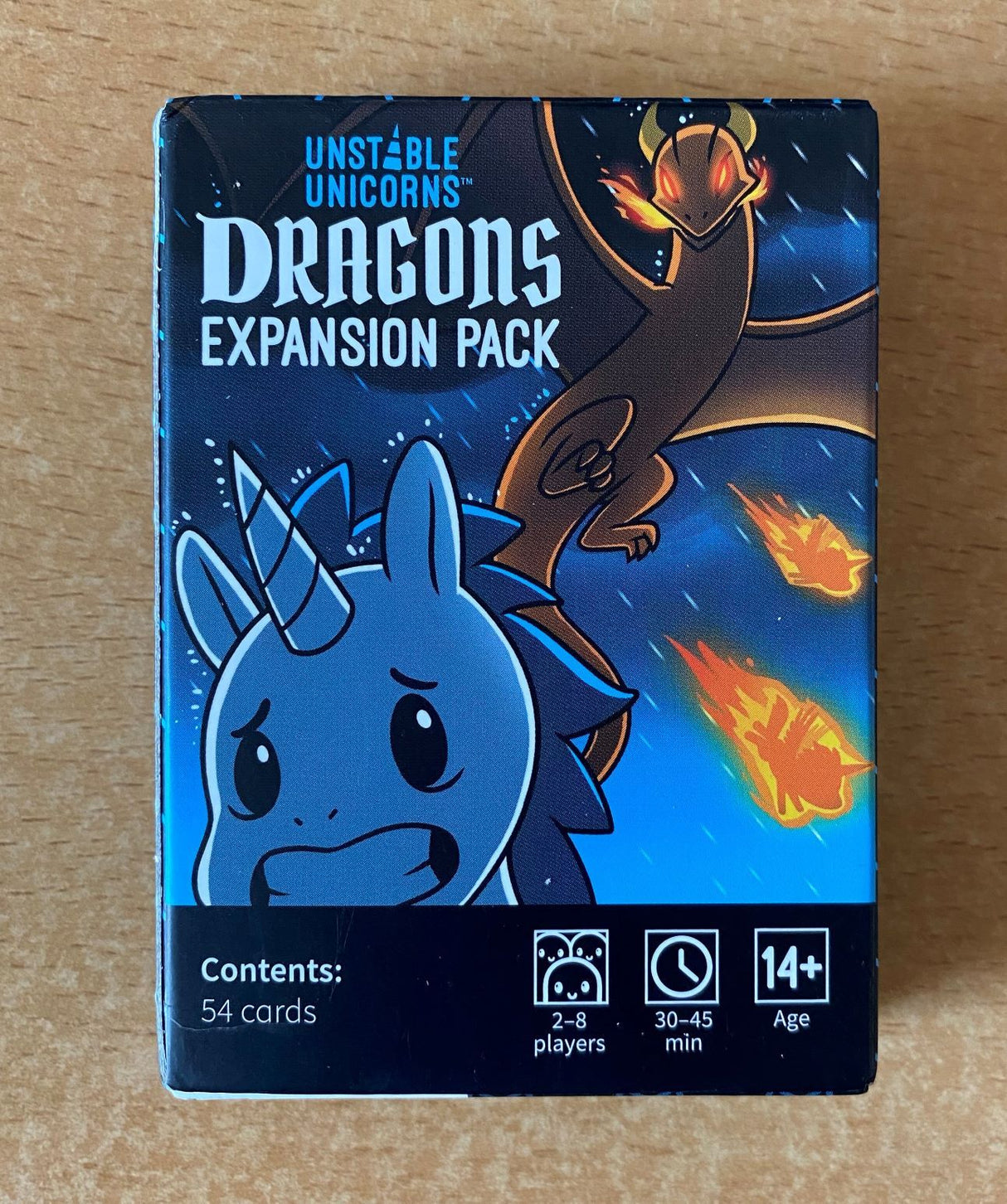 Box art of Unstable Unicorns: Dragons Expansion Pack