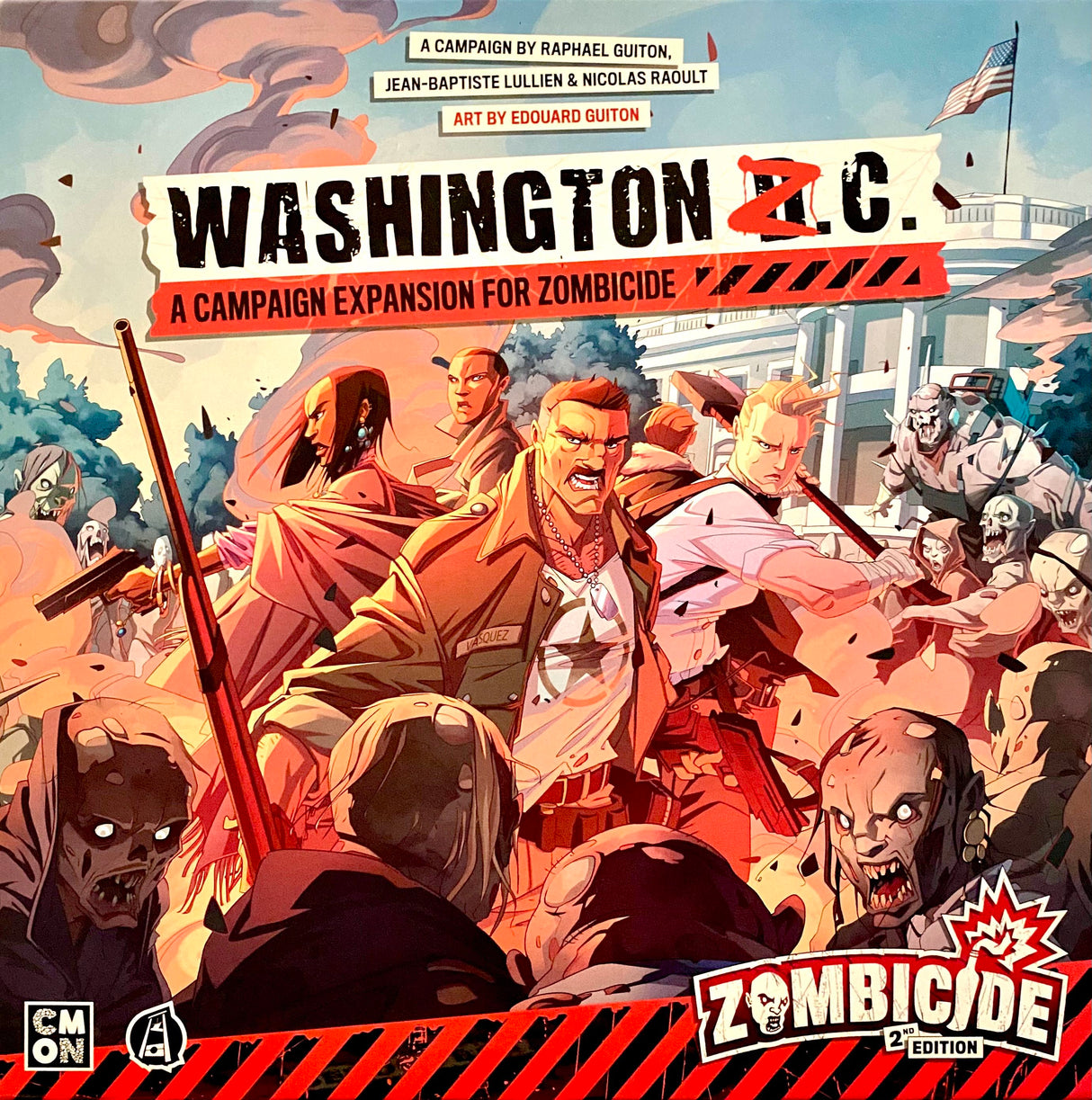 Box art of Zombicide (2nd Edition): Washington Z.C.