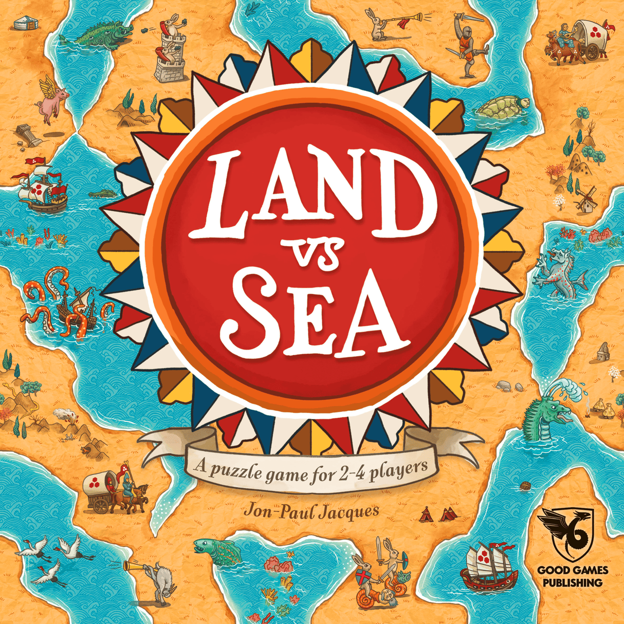Box art of Land vs Sea