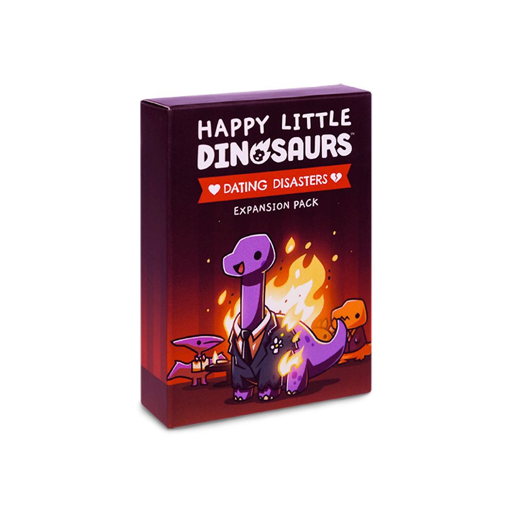 Box art of Happy Little Dinosaurs: Dating Disasters Expansion Pack