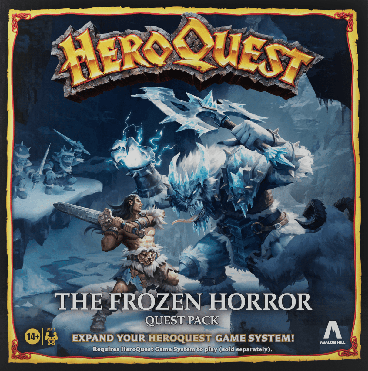 Box art of HeroQuest: The Frozen Horror