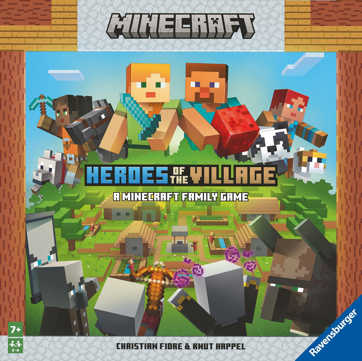 Box art of Minecraft: Heroes of the Village
