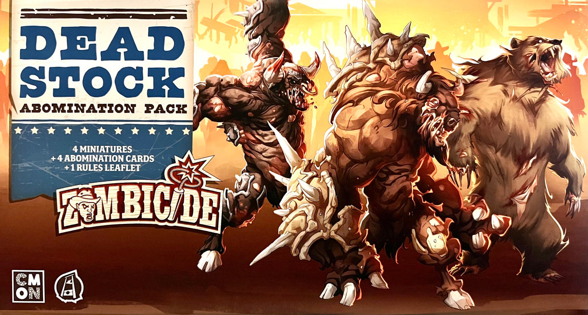 Box art of Zombicide: Undead or Alive – Deadstock Abomination Pack