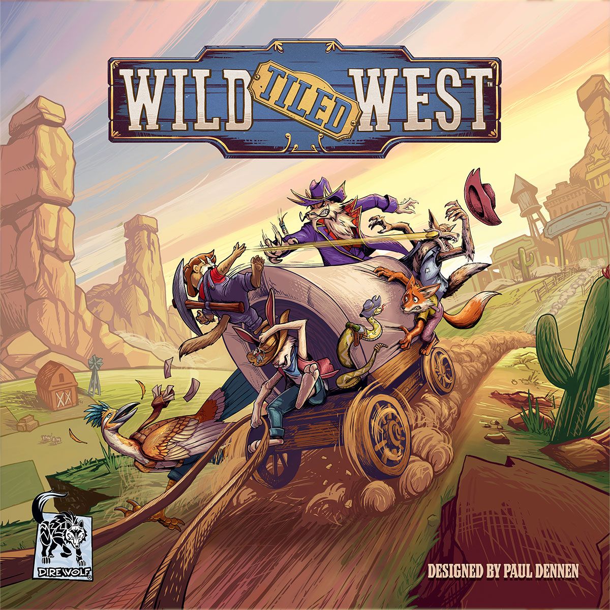 Box art of Wild Tiled West