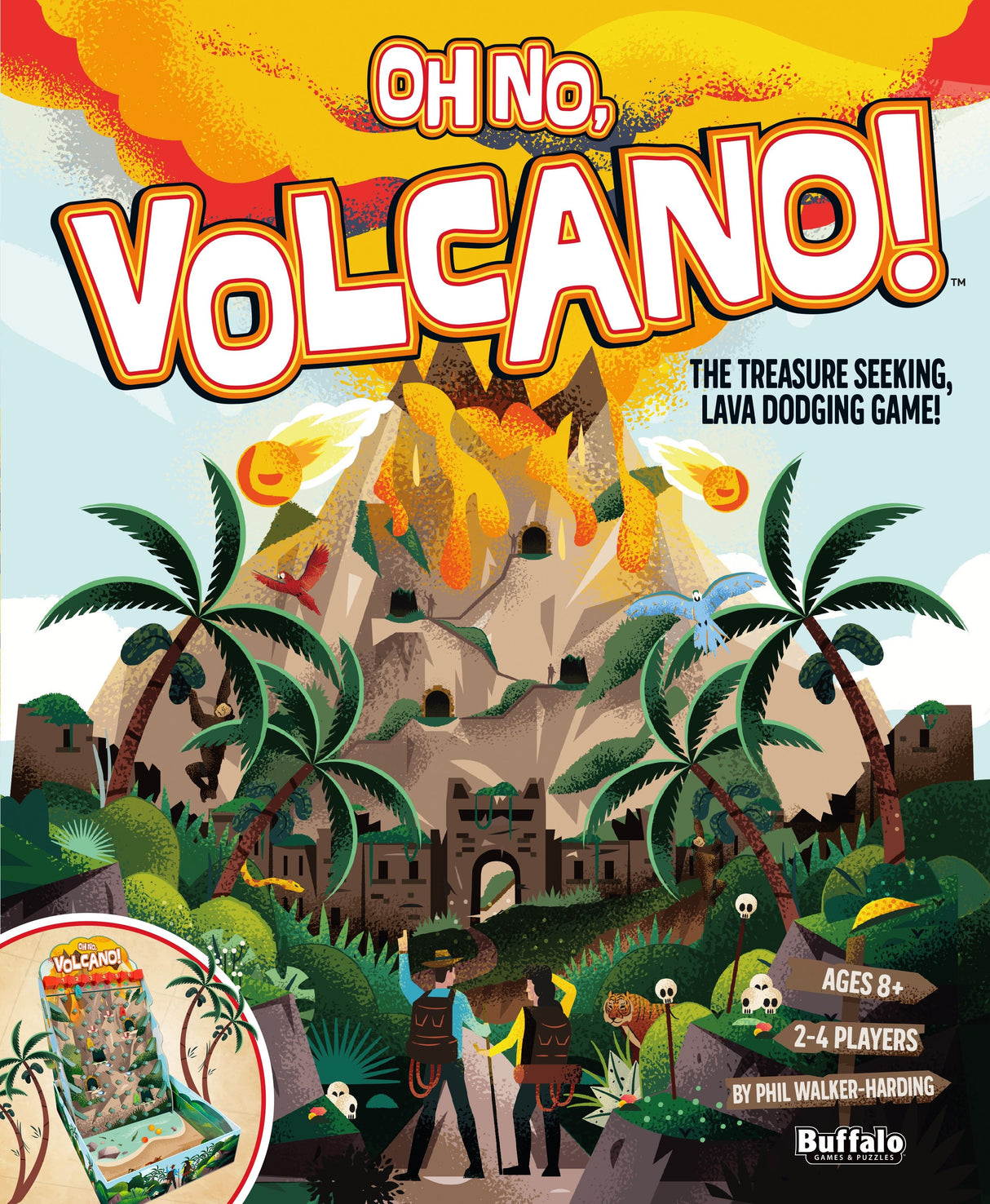 Box art of Oh No, Volcano!