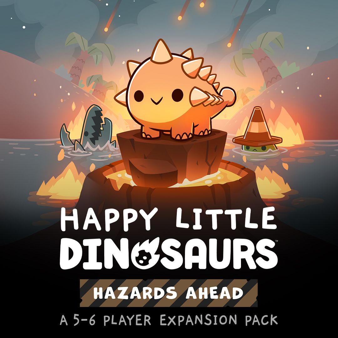 Box art of Happy Little Dinosaurs: Hazards Ahead