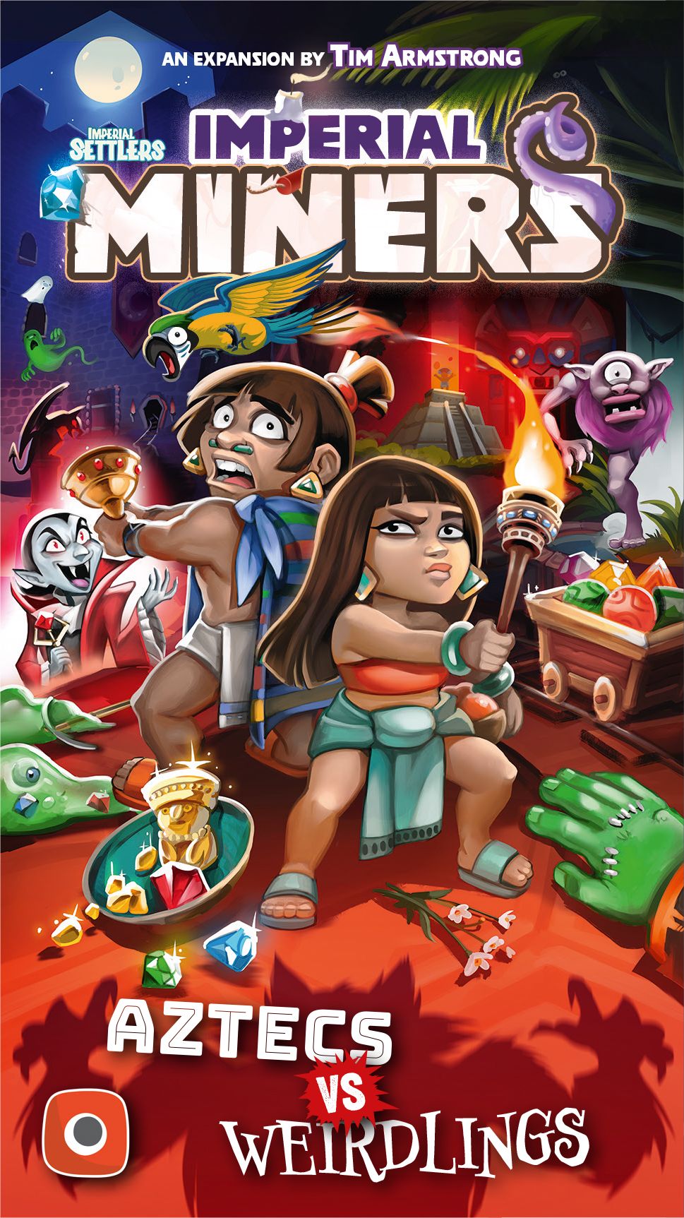 Box art of Imperial Miners: Aztecs vs Weirdlings