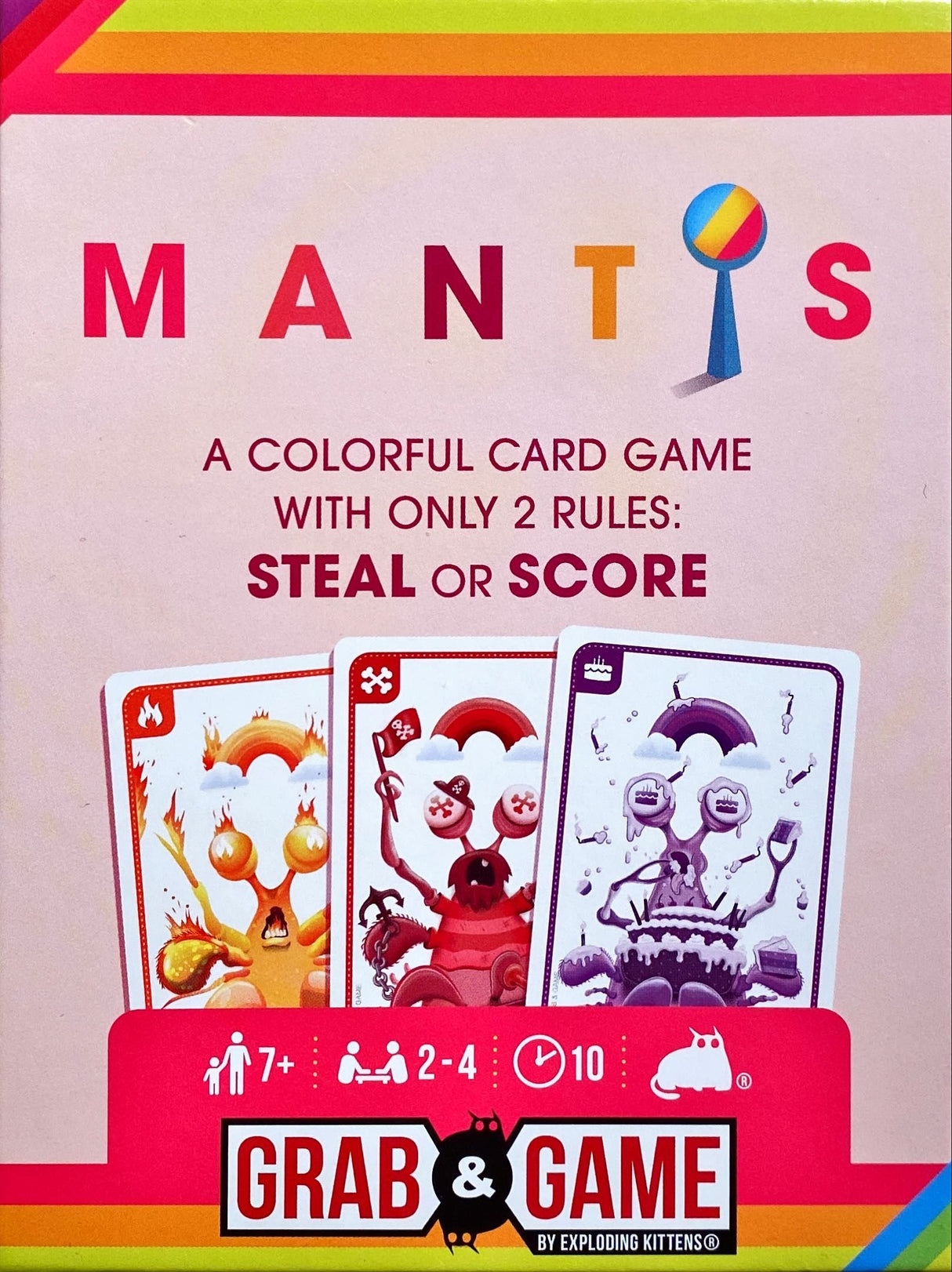 Box art of MANTIS: Grab & Game