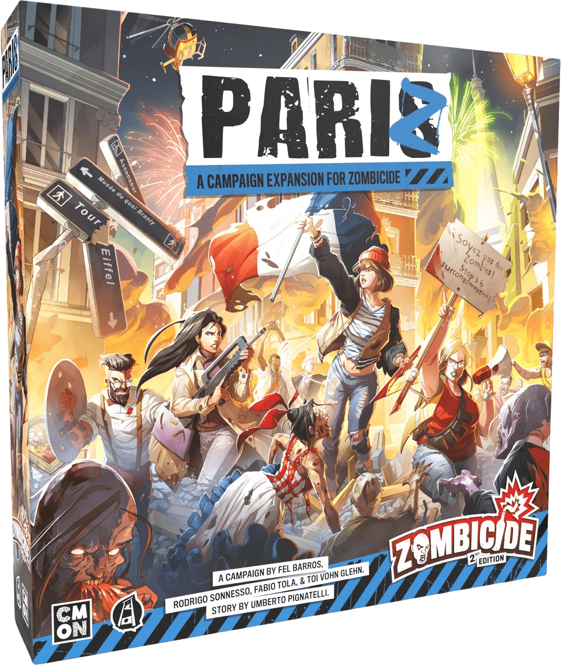 Box art of Zombicide (2nd Edition): Pariz