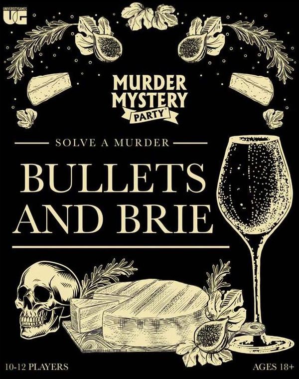 Box art of Murder Mystery Party: Bullets and Brie