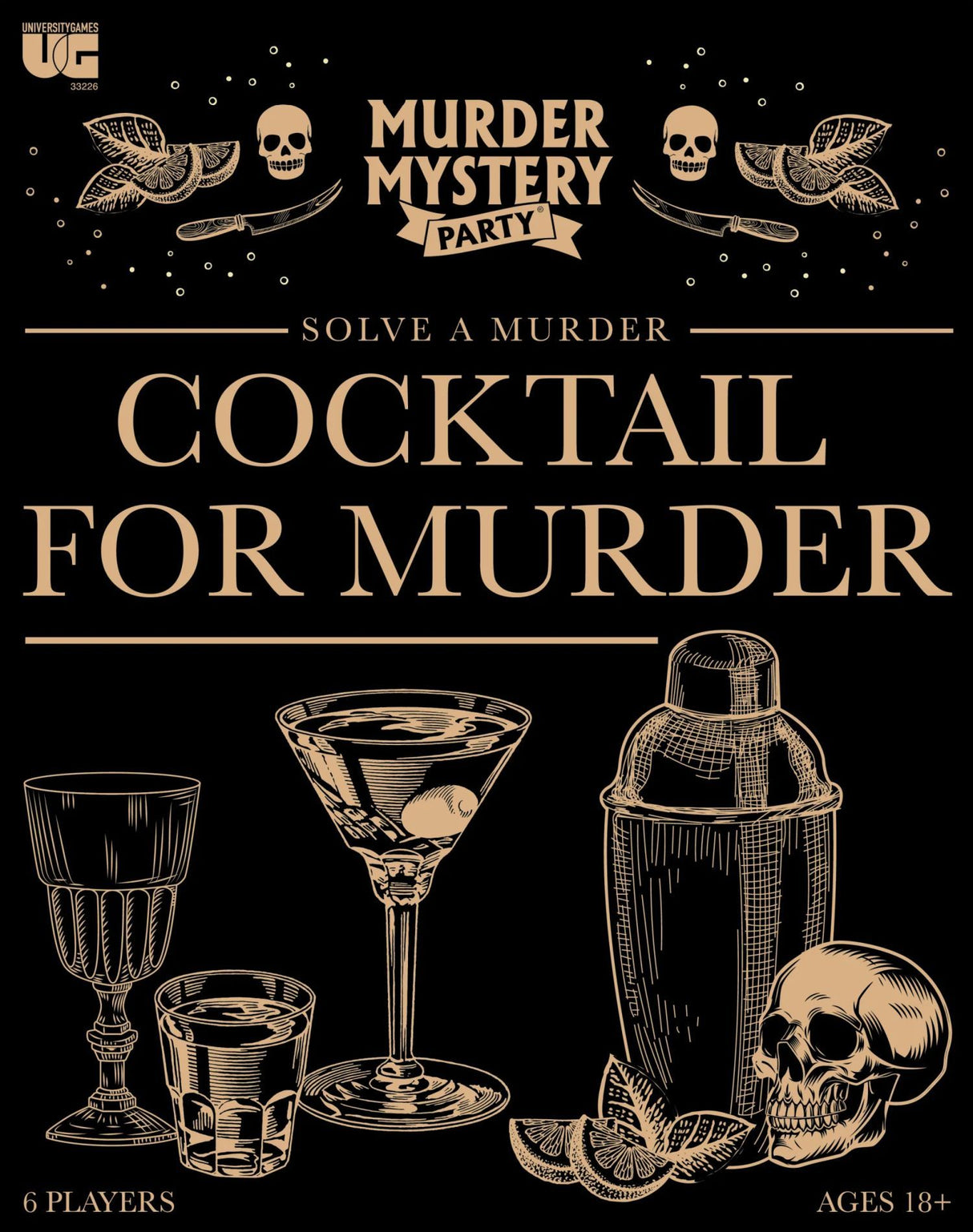 Box art of Murder Mystery Party: Cocktail for Murder