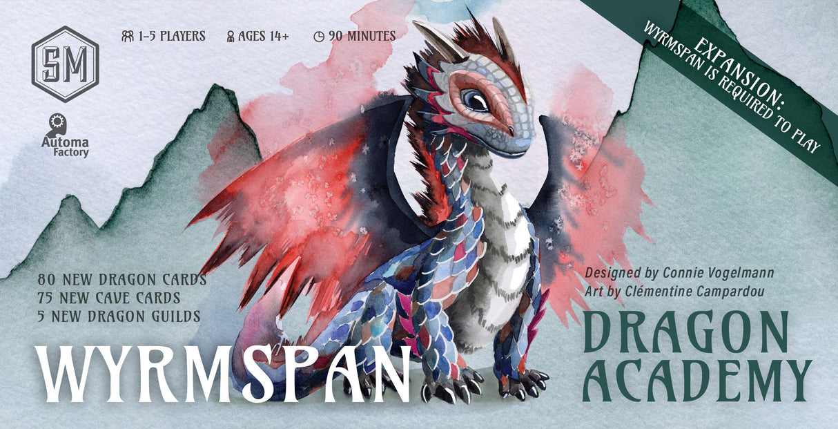 Box art of Wyrmspan: Dragon Academy