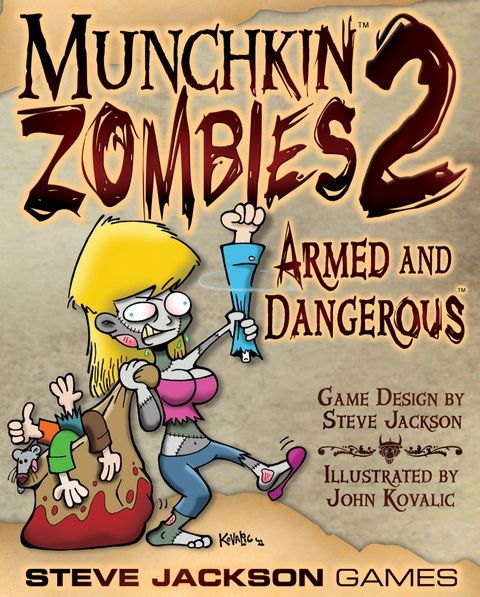 Box art of Munchkin Zombies 2: Armed and Dangerous