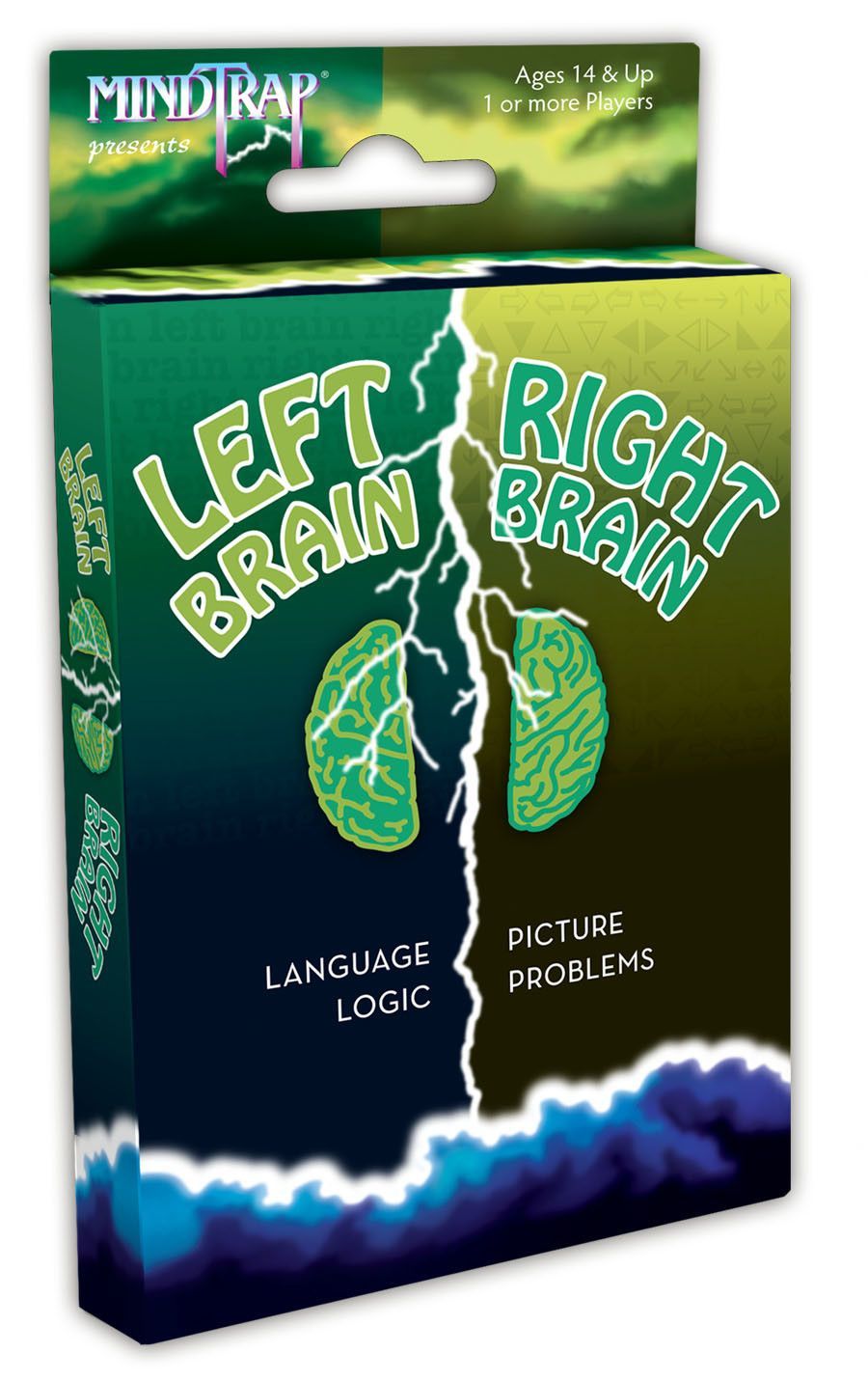 Box art of MindTrap Left Brain Right Brain