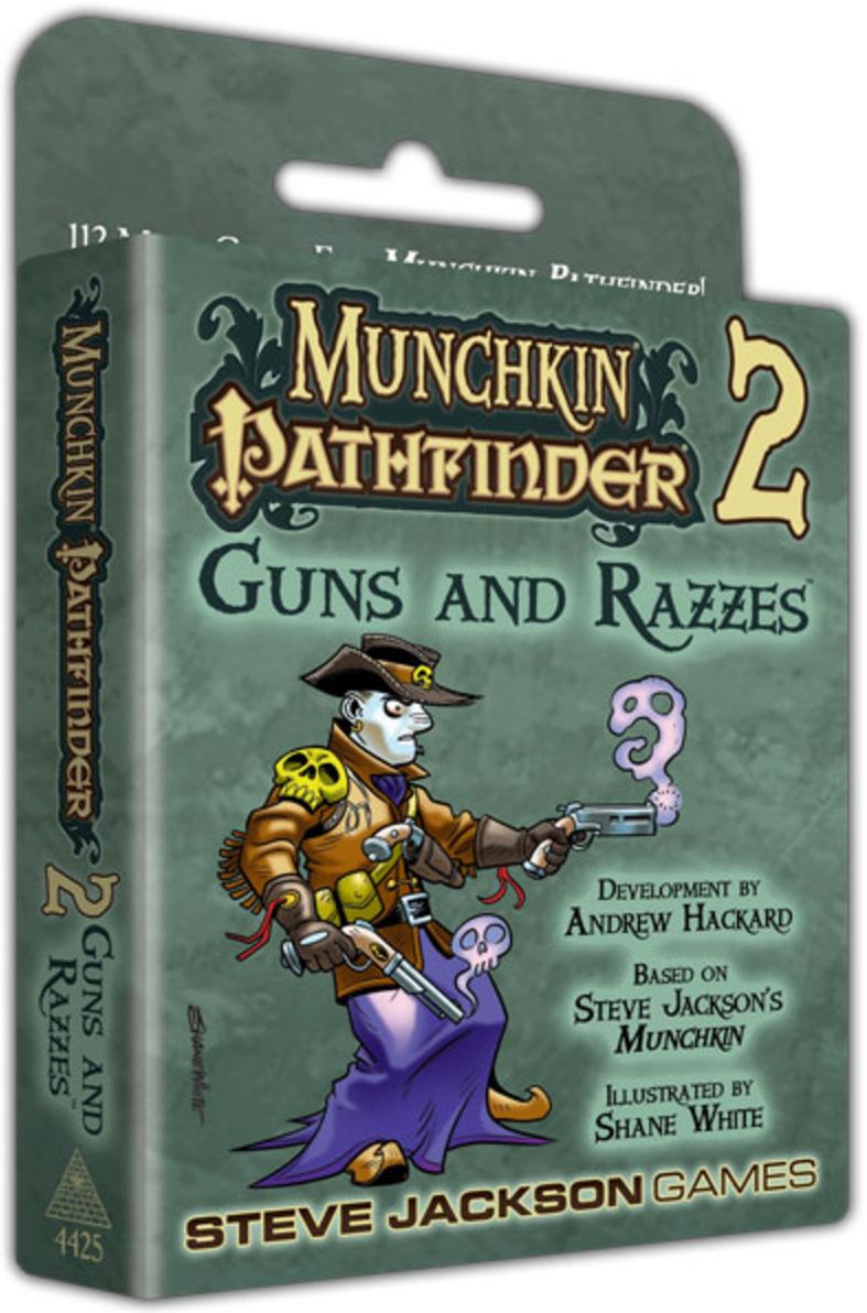 Box art of Munchkin Pathfinder 2: Guns and Razzes