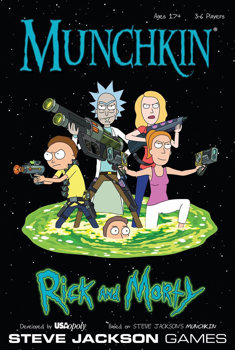 Box art of Munchkin Rick and Morty