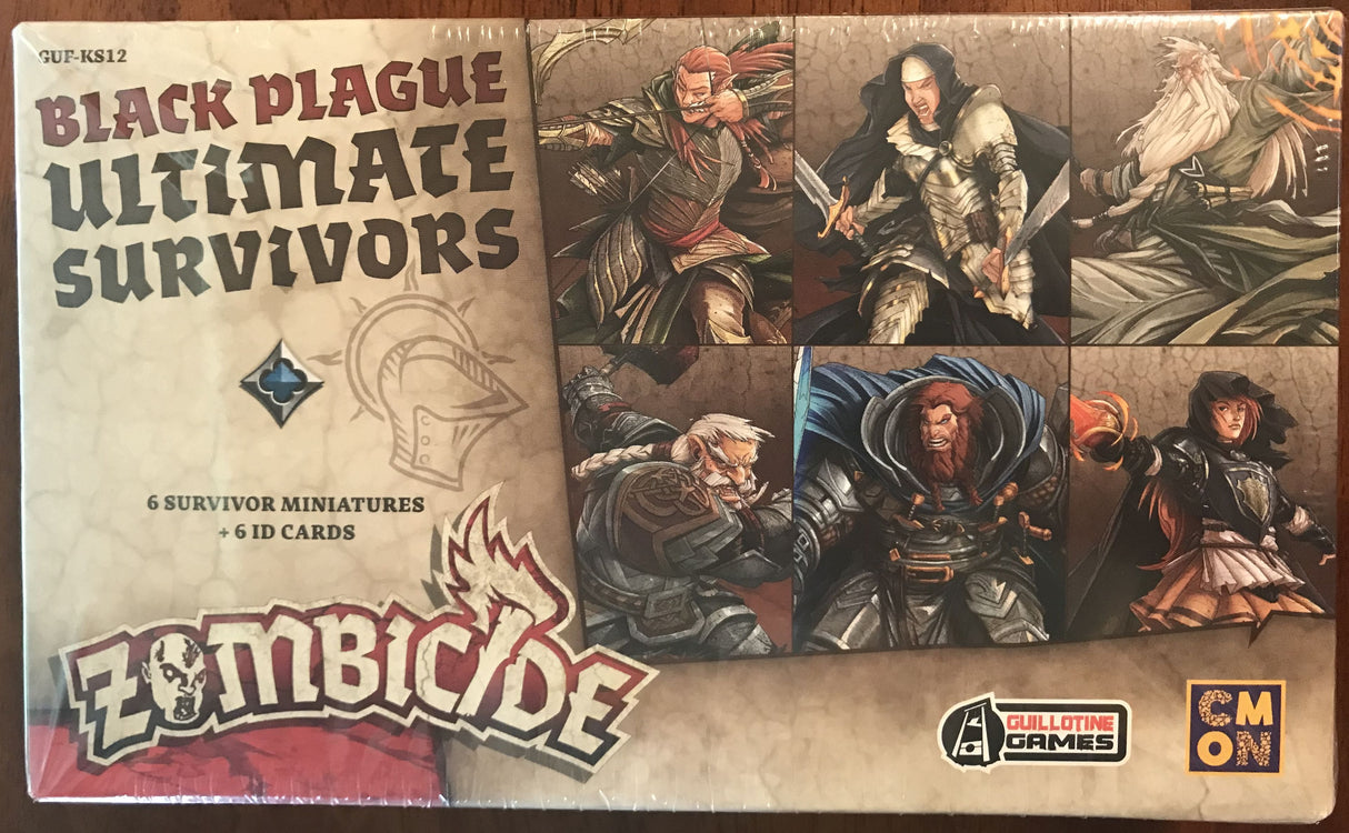Box art of Zombicide: Black Plague – Ultimate Survivors