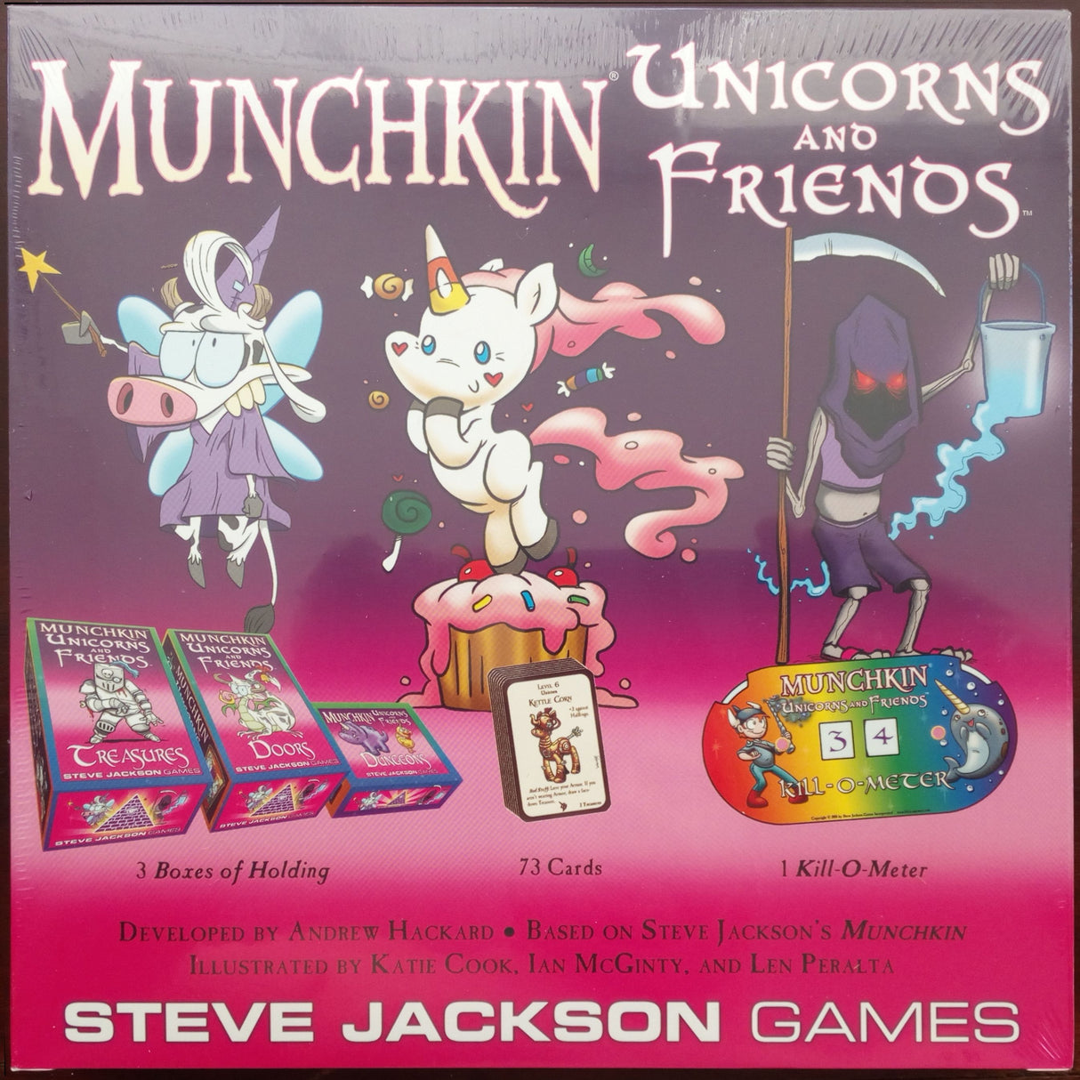 Box art of Munchkin: Unicorns and Friends