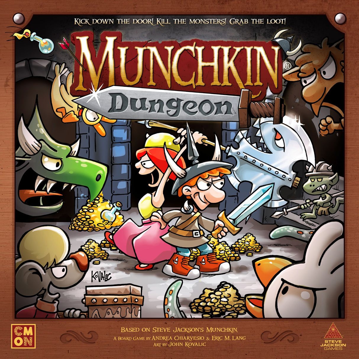Box art of Munchkin Dungeon