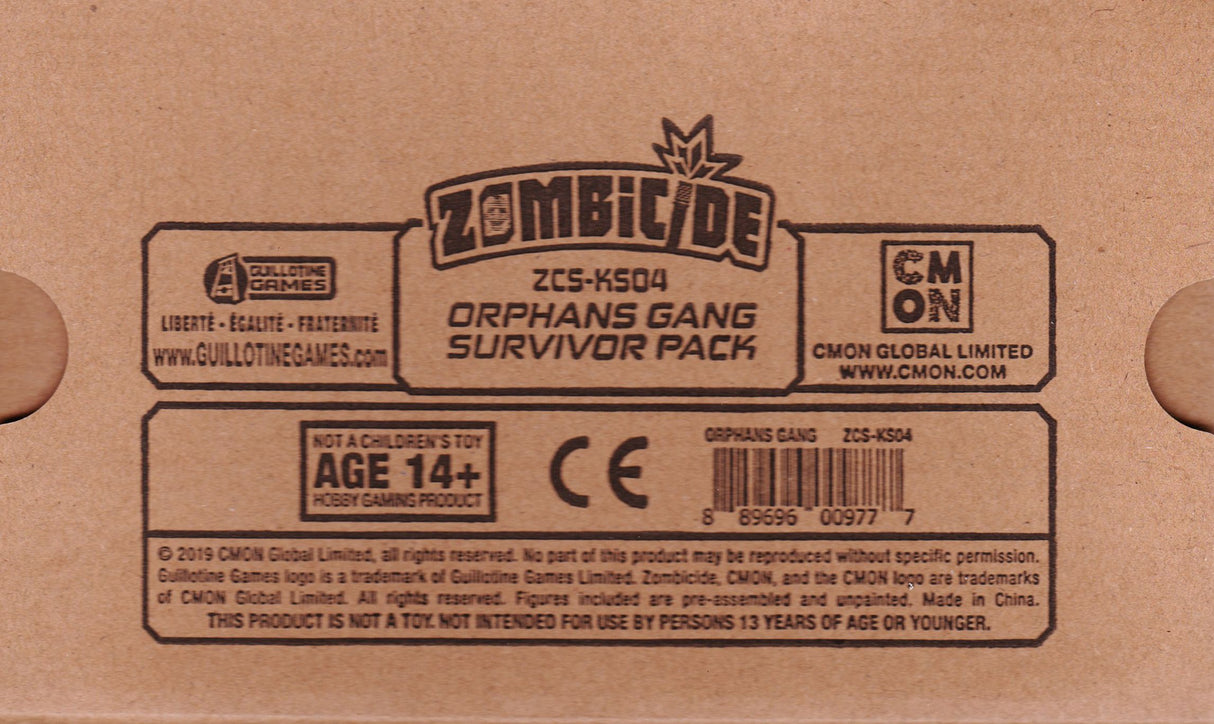 Box art of Zombicide: Invader – Orphans Gang Survivor Pack