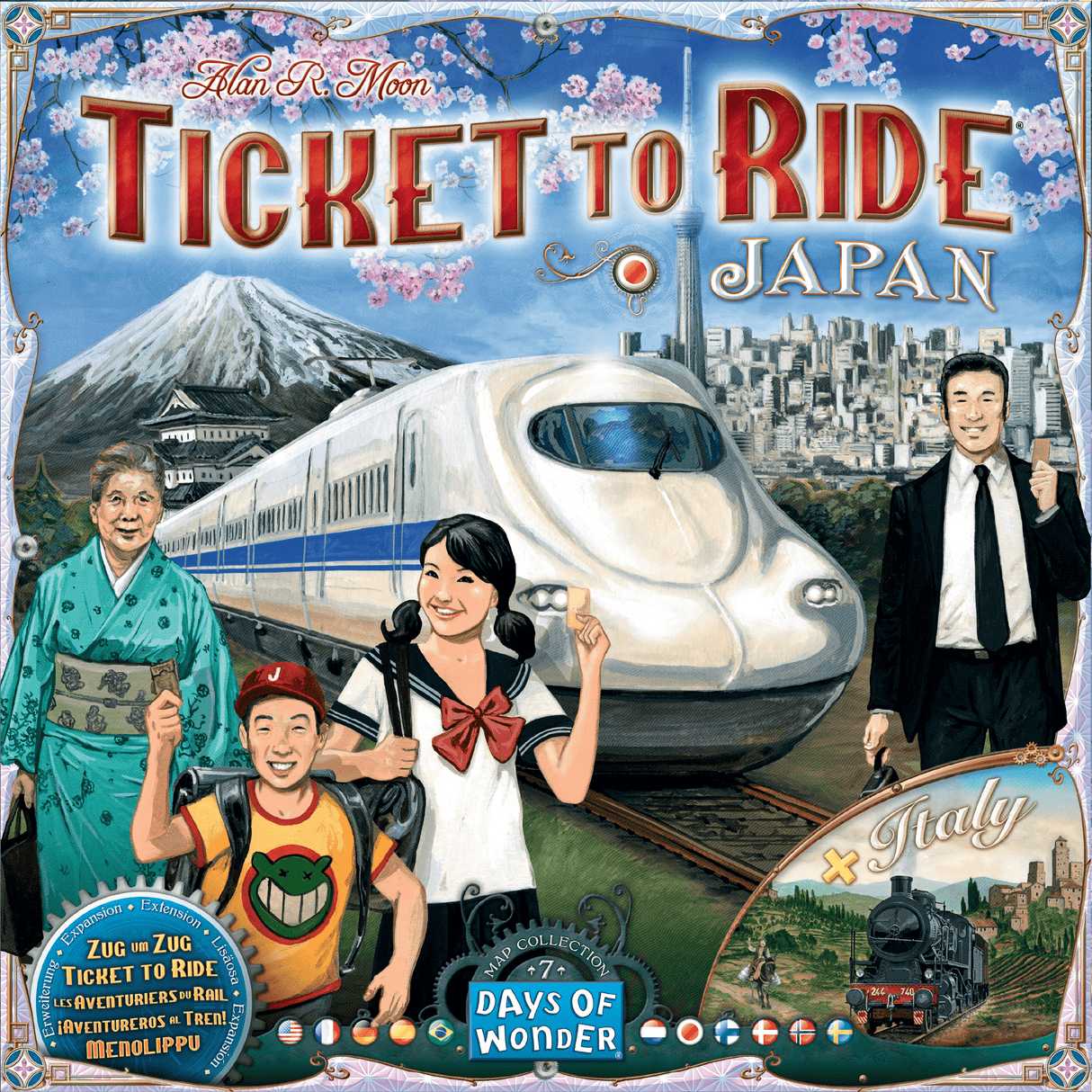 Box art of Ticket to Ride Map Collection 7: Japan & Italy
