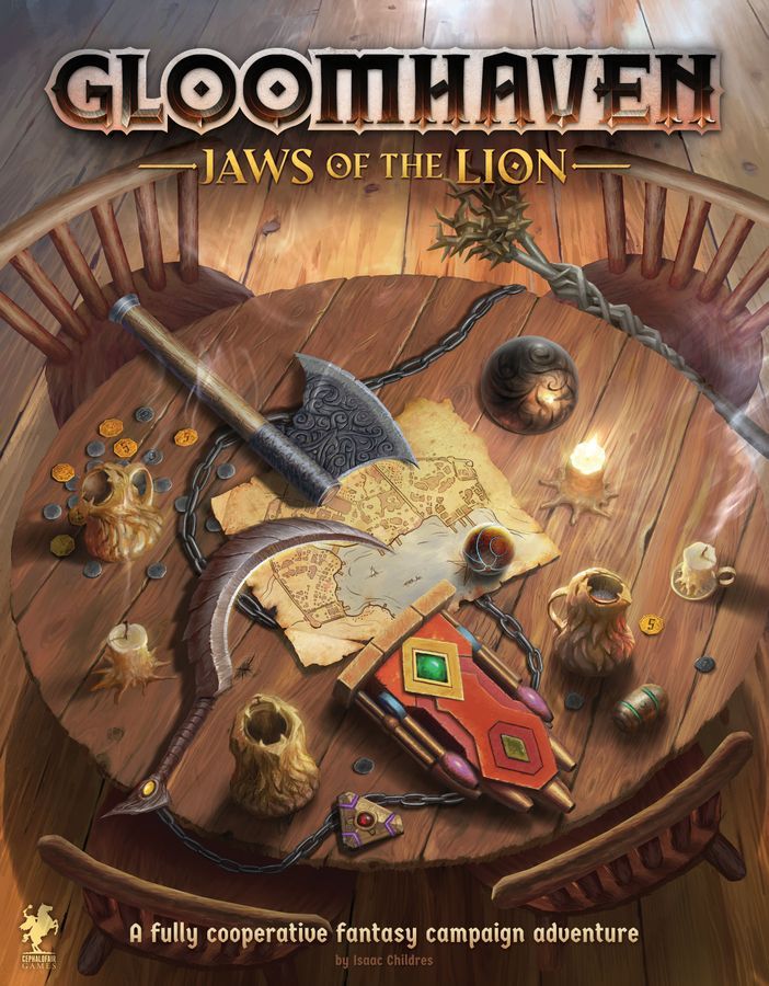 Box art of Gloomhaven: Jaws of the Lion