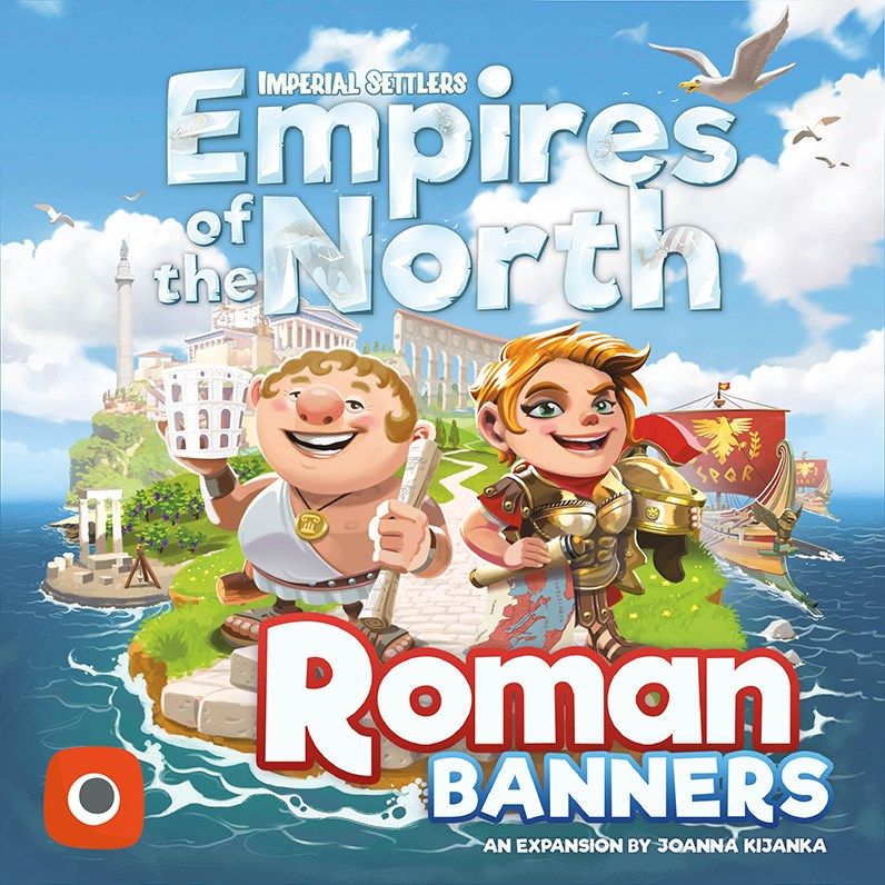 Box art of Imperial Settlers: Empires of the North – Roman Banners