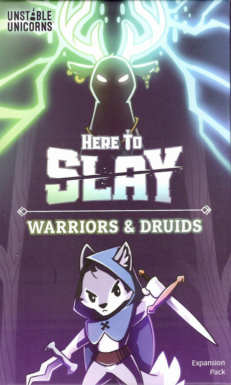 Box art of Here to Slay: Warriors & Druids Expansion