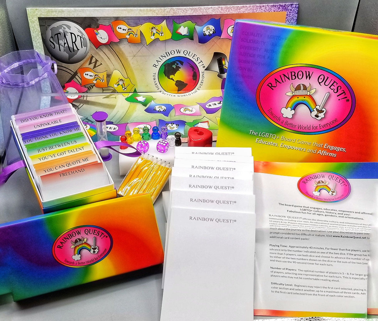 Box art of Rainbow Quest!