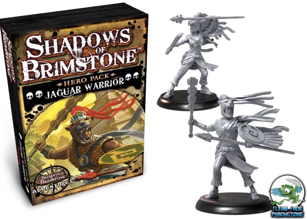 Box art of Shadows of Brimstone: Jaguar Warrior Hero Pack