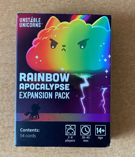 Box art of Unstable Unicorns: Rainbow Apocalypse Expansion Pack