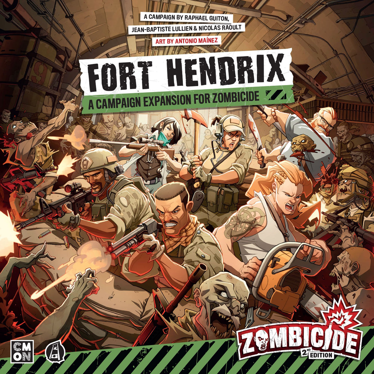 Box art of Zombicide: 2nd Edition – Fort Hendrix