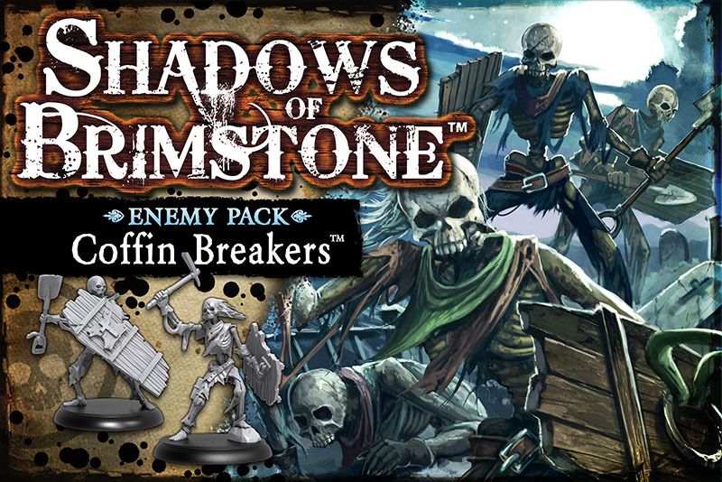 Box art of Shadows of Brimstone: Coffin Breakers Enemy Pack