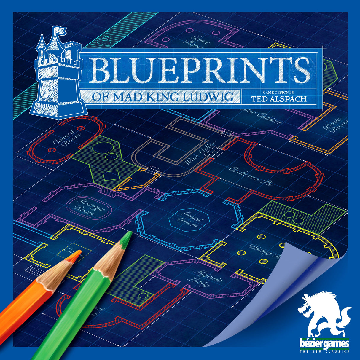 Box art of Blueprints of Mad King Ludwig