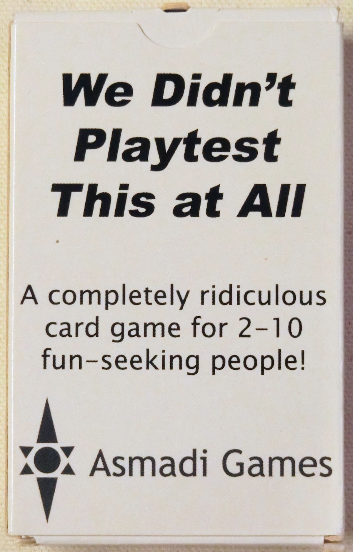 Box art of We Didn't Playtest This at All