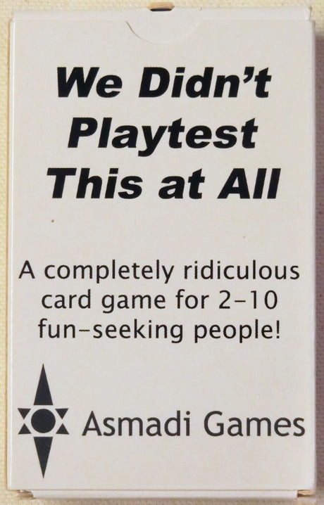 Box art of We Didn't Playtest This at All