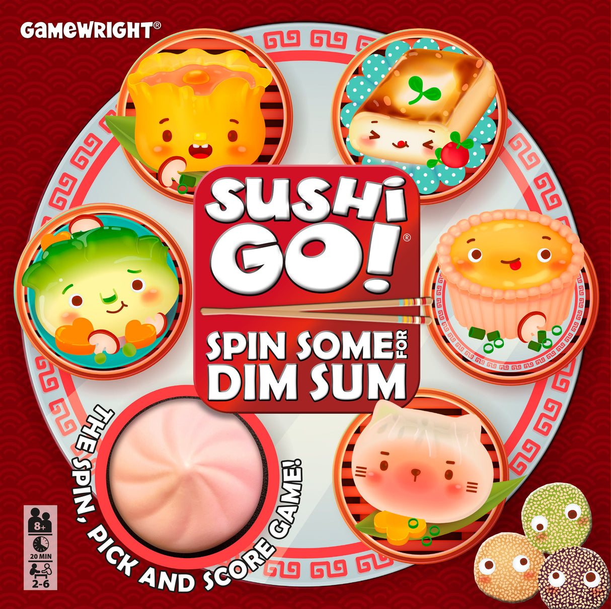 Box art of Sushi Go!: Spin Some for Dim Sum