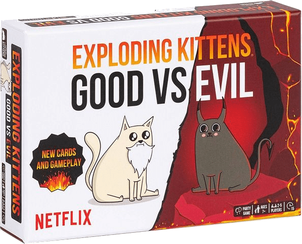 Box art of Exploding Kittens: Good vs Evil