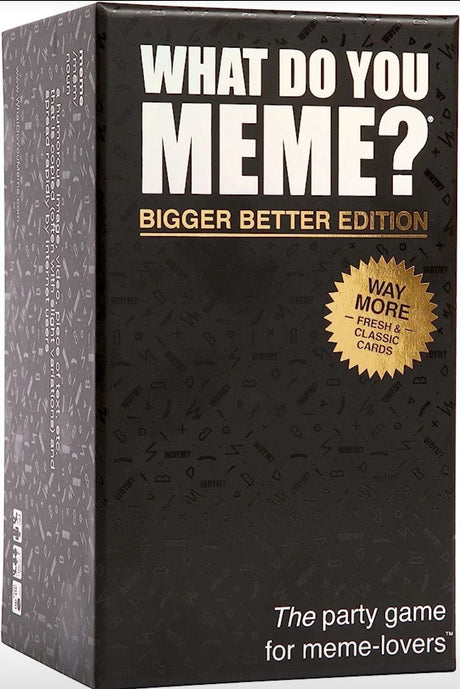 Box art of What Do You Meme? Bigger Better Edition