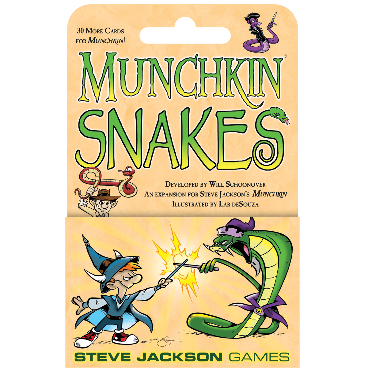 Box art of Munchkin Snakes