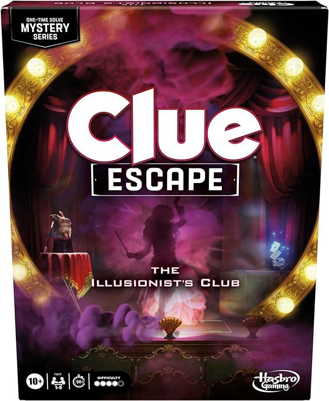 Box art of Clue Escape: The Illusionist's Club